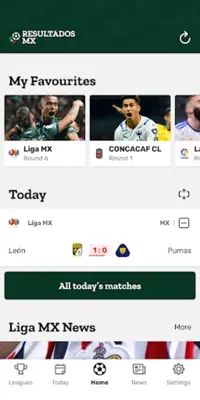 Resultados MX Soccer Results android App screenshot 15